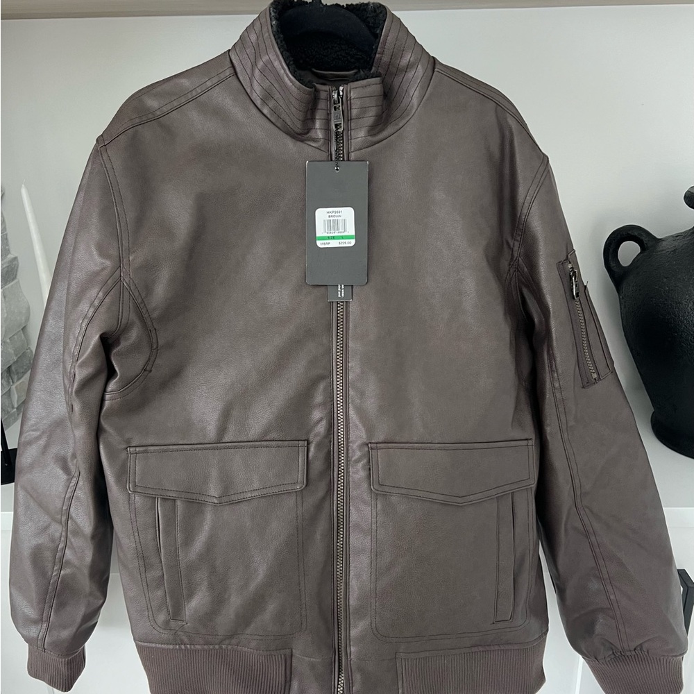 Hawke & Co outfitter 1958 men’s Brown leather jacket